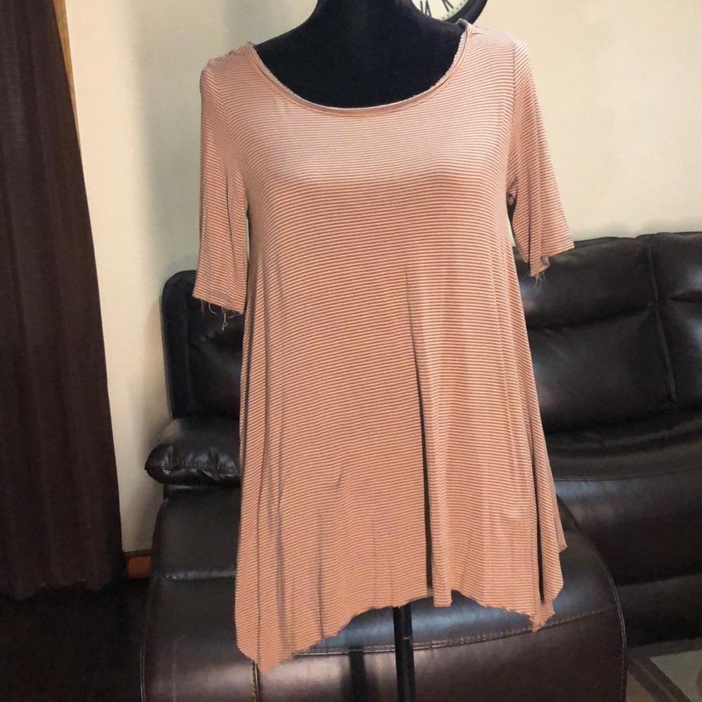 American Eagle Cotton stripped tops Size M